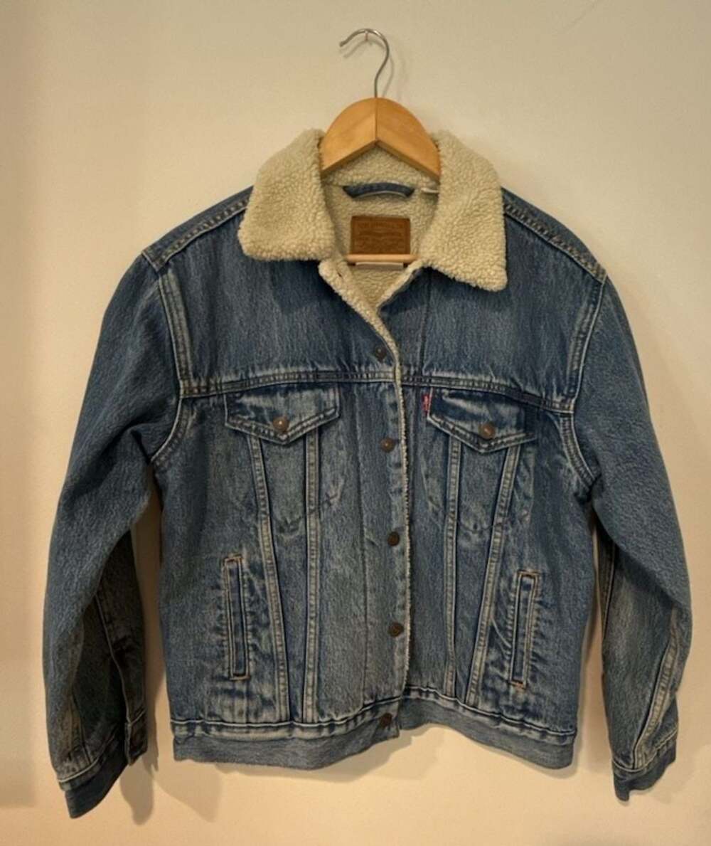 Levi Strauss & Co. Premium Sherpa Lined Denim Trucker Jacket